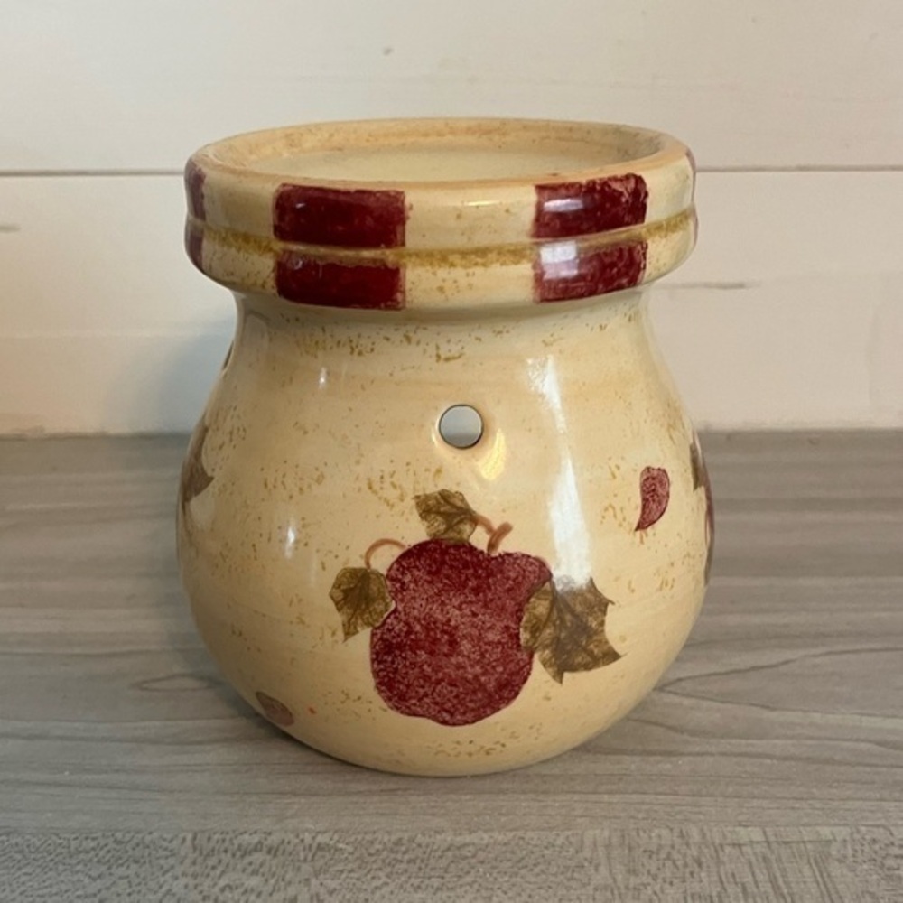 Tart Warmer Country Apple Pattern